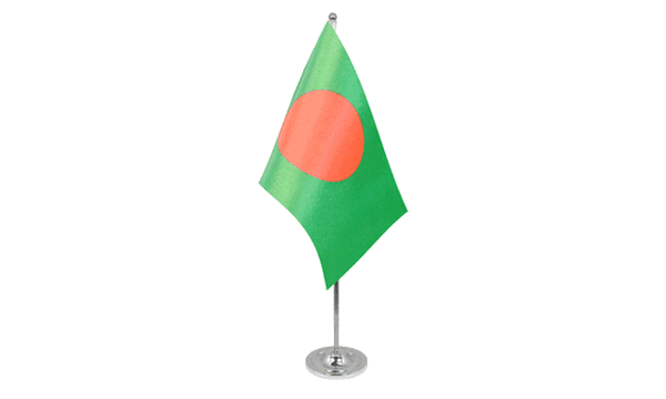 Bangladesh Satin Table Flag